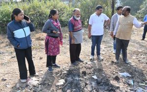  आयुक्त ने किया हुडको क्षेत्र का सघन निरीक्षण; शासकीय भूमि एवं सफाई व्यवस्था का लिया जायजा