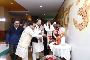 राष्ट्रीय महामंत्री अरुण सिंह ने की श्रद्धेय अटल जी को पुष्पांजलि अर्पित