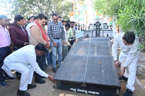  पशु रेस्क्यु वाहन से दुर्घटनाग्रस्त पशुओं को मिलेगी त्वरित चिकित्सा सुविधा -  विजय शर्मा