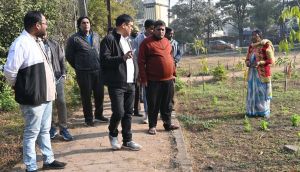 आयुक्त ने वैशाली नगर क्षेत्र में हो रहे विकास कार्यो का किया प्रातः निरीक्षण