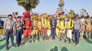 प्रथम राष्ट्रीय रोवर&ndash;रेंजर जंबूरी में जिले की राऊत नृत्य झांकी ने बटोरी विशेष प्रशंसा