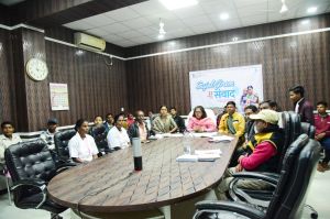 सुजल ग्राम संवाद के तृतीय चरण में ग्राम पंचायत साल्हेभाट ने किया छत्तीसगढ़ का प्रतिनिधित्व