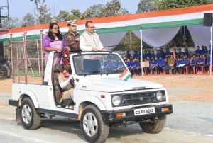 मिनी स्टेडियम मोहला में हुआ गणतंत्र दिवस समारोह का फुल ड्रेस रिहर्सल