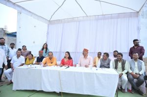  नगर निगम जोन 10 में  2 करोड़ रूपये से भी अधिक की लागत से सीसी रोड निर्माण के लिए भूमिपूजन  