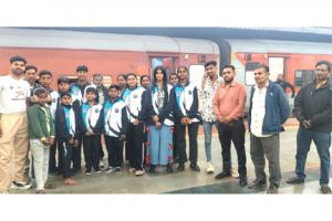 नेशनल ताइक्वांडो प्रतियोगिता के लिए खिलाड़ी हुए रवाना नेशनल ताइक्वांडो प्रतियोगिता के लिए खिलाड़ी हुए रवाना