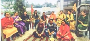 महिला केंद्रों में हुआ हनुमान चालीसा का पाठ