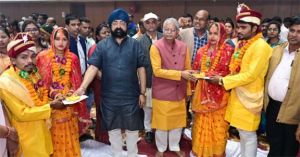 मुख्यमंत्री कन्या विवाह योजना : मुख्यमंत्री ने वर्चुअली जुड़कर नव दंपत्तियों को दिया आर्शीवाद