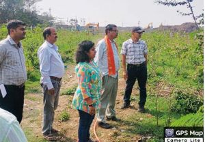 मियांवाकी वृक्षारोपण अभियान अंतर्गत सरोना में लगभग 7500 से अधिक पौधे रोपित