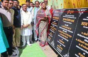  मंत्री लक्ष्मी राजवाड़े ने 18.38 करोड़ रुपए के विकास कार्यों का किया भूमिपूजन