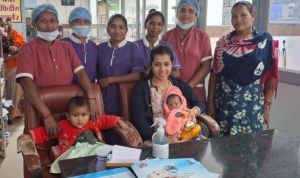  27 दिनों तक चिकित्सकों की देखभाल से नन्हीं जान को मिला नया जीवन