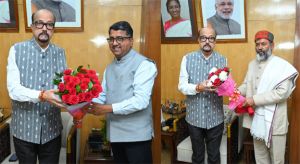 राज्यपाल श्री डेका से कुलपतियों ने भेंट की