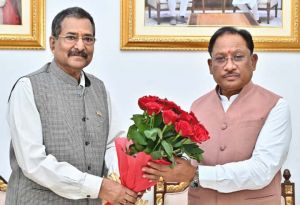  मुख्यमंत्री से छत्तीसगढ़ राज्य पुलिस जवाबदेही प्राधिकरण के नव पदस्थ सदस्य राजीव श्रीवास्तव ने की सौजन्य भेंट