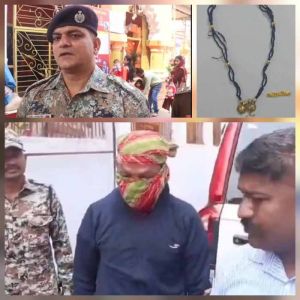  मां दंतेश्वरी मंदिर में हुई चोरी मामले में पुलिस ने आरोपी को किया गिरफ्तार