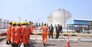  इंडियन ऑयल रायपुर परिसर में CBRN आपदा प्रबंधन की जिला स्तरीय मॉक ड्रिल आयोजित