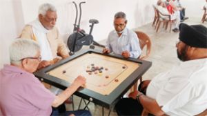  दुर्गा कालेज के सेवानिवृत्&zwj;त प्रोफेसरों ने सियान गुड़ी में दिनभर किया एंजाय