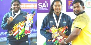  खेलो इंडिया ट्राइबल गेम्स : 86 किलोग्राम भारोत्तोलन में महाराष्ट्र की साक्षी बुरकुले ने जीता स्वर्ण