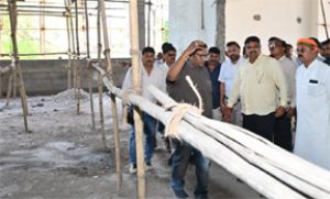  मंत्री गजेन्द्र की पहल - साइंस कॉलेज के अधूरे ऑडिटोरियम का काम पुनः शुरू