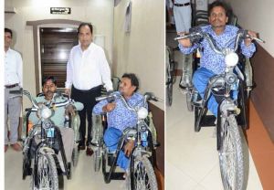 दिव्यांगजनों को मिली नई राह: मोटराइज्ड ट्रायसाइकिल से बने आत्मनिर्भर