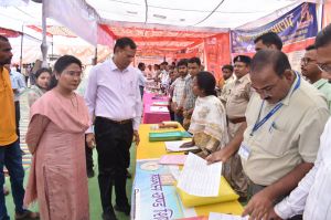  अरमरीकला जनसमस्या निवारण शिविर में 1689 आवेदनों का किया गया मौके पर निराकरण 