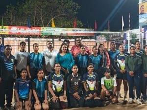 5वीं अखिल भारतीय वालीबाल स्पर्धा में पहुंची महापौर मीनल चौबे