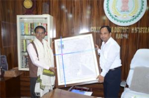  ड्रोन सर्वे और भूमि रिकॉर्ड पर चर्चा