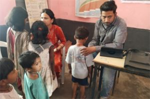  "प्रोजेक्ट धड़कन" के अंतर्गत  बच्चों की हुई निःशुल्क हृदय जांच, 805 बच्चों की हुई स्क्रीनिंग