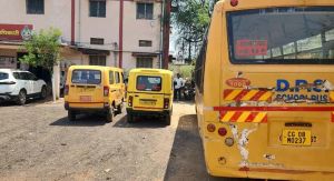 परिवहन विभाग द्वारा स्कूल वाहनों की विशेष जांच कर की गई कार्रवाई