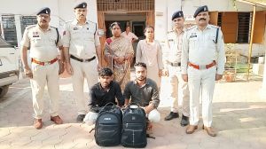  उड़ीसा से गांजा लाकर सप्लाई करने वाले 3 आरोपी गिरफ्तार, 5.19 लाख रुपए  की सामग्री जप्त