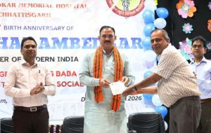  बाबा साहेब के विचारों पर चलकर ही बनेगा बेहतर समाज: स्वास्थ्य मंत्री 