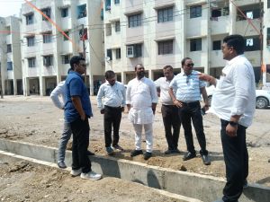  निगम लोक कर्म विभाग अध्यक्ष दीपक जायसवाल ने विकास कार्यों का किया औचक निरीक्षण