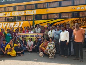  नेपाल प्राकृतिक अध्ययन हेतु बिलासपुर से स्काउट्स-गाइड्स रवाना