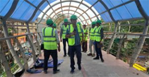  रायपुर स्काईवॉक ब्रिज का शेष निर्माण कार्य हो रहा तेजी से