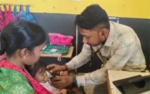  "प्रोजेक्ट धड़कन" के अंतर्गत  बच्चों की हुई निःशुल्क हृदय जांच, 637 बच्चों की हुई स्क्रीनिंग