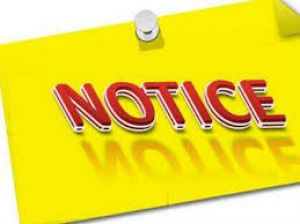  जिला प्रशासन द्वारा भ्रामक जानकारी फैलाने पर संस्था को नोटिस जारी