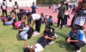  राज्य स्तरीय आवासीय खेल अकादमी में चयन के लिए ट्रायल, 204 खिलाड़ियों ने लिया हिस्सा