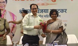  राष्ट्रीय महिला आयोग अध्यक्ष विजया रहाटकर ने सुनी महिलाओं की समस्याएं