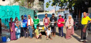  डिब्बा सफाई प्रणाली को लेकर चलाया स्वच्छ जनजागरण अभियान
