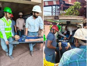 श्रमिक दिवस पर बिलासपुर के औद्योगिक इकाइयों में मॉक ड्रिल