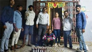  आबकारी विभाग की कार्रवाई : 11.700 बल्क लीटर मदिरा जप्त