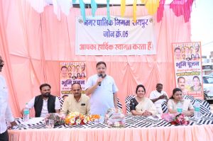 दक्षिण विधायक सुनील सोनी ने महापौर, सभापति सहित भूमिपूजन कर दी शानदार सौगात