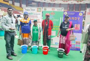   स्वच्छ सर्वेक्षण  :- नगर निगम जोन 4 ने चार डिब्बा सफाई प्रणाली पर लोगों को  किया जागरूक