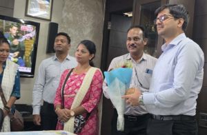 रायपुर नगर निगम के नवपदस्थ आयुक्त संबित मिश्रा ने  कार्यभार संंभाला