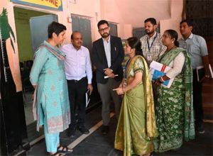  सेंट्रल नोडल अधिकारी अलरमेलमंगई डी ने किया पीएम श्री स्कूलों का निरीक्षण