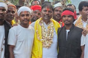 कानाहर्राल पेन करसाद जातरा में शामिल हुए वन मंत्री  केदार कश्यप