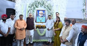  विधानसभा अध्यक्ष डॉ. सिंह ने स्वर्गीय सेन को दी श्रद्धांजली
