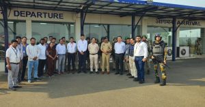 बिलासा एयरपोर्ट पर एंटी हाईजैक मॉक ड्रिल