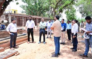  प्रभारी सचिव अंकित आनंद ने निर्माणाधीन नालंदा परिसर का किया निरीक्षण