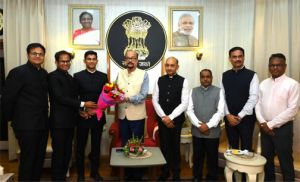  राज्यपाल से परिवीक्षाधीन आईएएस अधिकारियों ने की सौजन्य भेंट