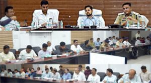  यातायात व्यवस्थाओं में सुधार एवं सड़क दुर्घनाओं की रोकथाम को लेकर जिला सड़क सुरक्षा समिति की बैठक
