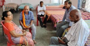  सियान गुडी में हनुमान चालीसा पाठ के साथ सजी भजनों की महफिल